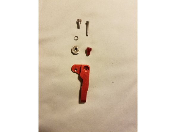 We’ll start with the idler arm and its components.