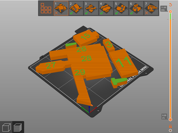 If you notice one or more objects are too big for a tray, adjust the size of that building and then rearrange all your buildings using the arrange tool.