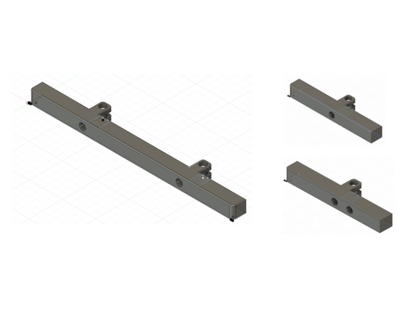 Draw a part that will wrap up and secure the edges of the two acrylic boards (in order to ensure the strength of a table board is composed of two layers of acrylic boards), in addition, in addition to the outside of the pre-drilled holes needed to install the support rods