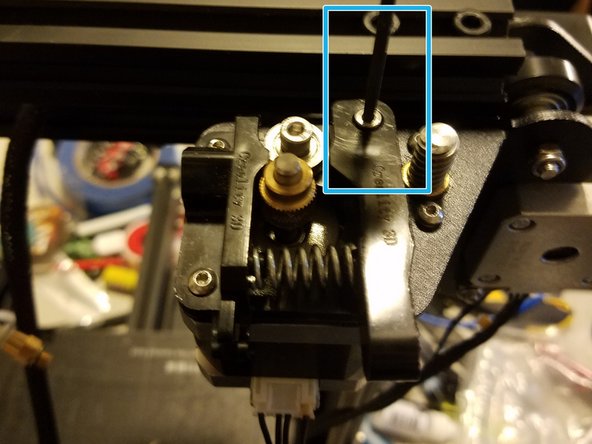 Note: The idler arm is under spring tension and will fly off to Narnia if you don't hold it in place