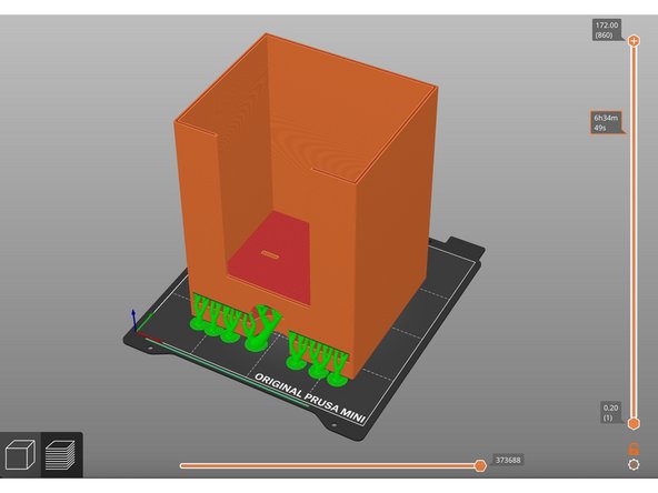 Open a 3D print slicing software (like PrusaSlicer).