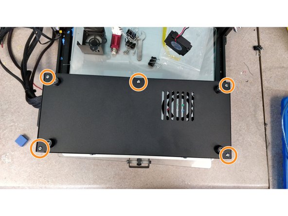 BE SURE THAT THE PRINTER IS UNPLUGGED FROM ALL POWER SOURCES BEFORE CONTINUING