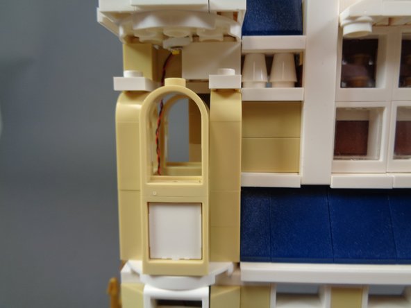 You can bend the light wire inside the turret if desired so the wire is not visible from the outside after the turret has been re-assembled.