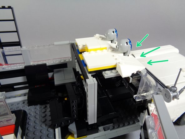 The front roof section is easier to remove than the back section.