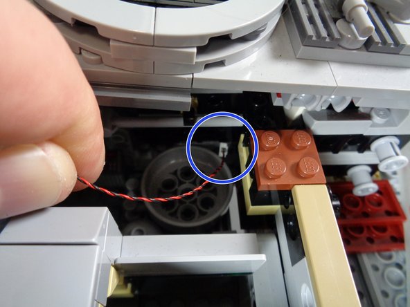 Remove the hyperdrive assembly from its bag (the hyperdrive assembly bag is inside the larger bag labeled Interior Lighting Kit).