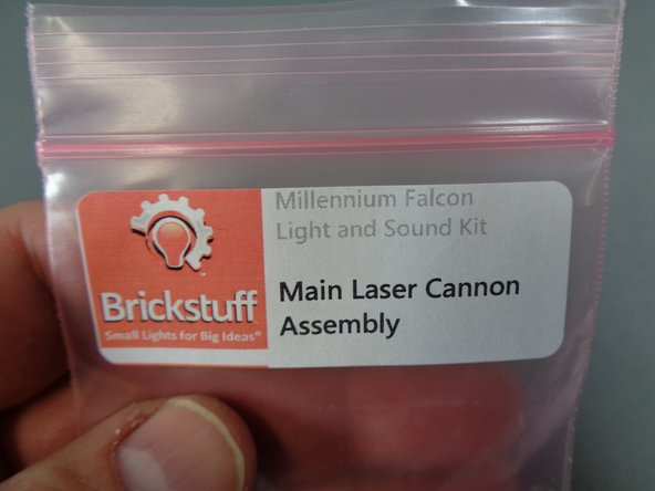 The next section applies only to those who have purchased the lower laser cannon-add on kit.  If you do not have this kit, or if you choose not to install the lower laser cannon, you can skip to Step 72.