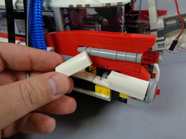 Carefully turn your Ecto-1 upright again.