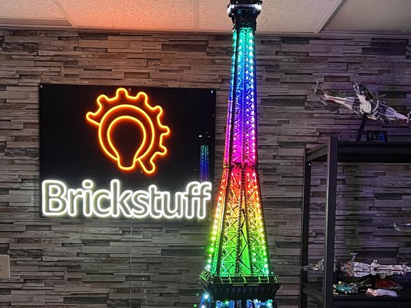 If all lights are working and running color patterns, and if you have lights in the broadcast tower section on top of your tower, then congratulations!  Your installation was a success.