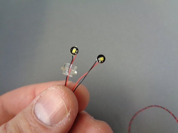 As shown in the second photo, there are two types of landing lights included: