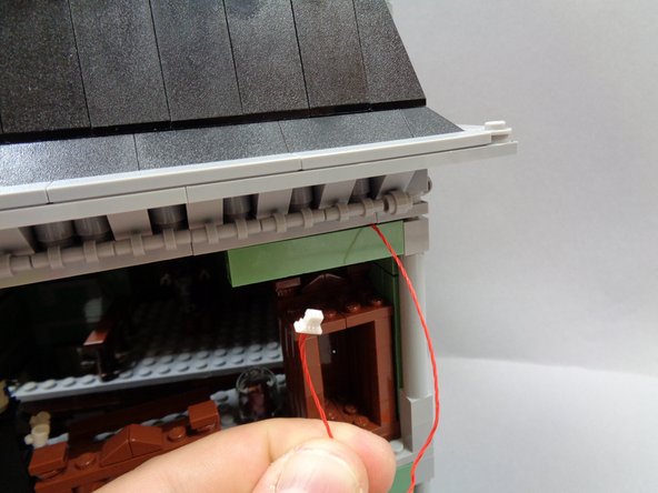 it is important that the wire run along the bedroom ceiling as shown in the third photo.