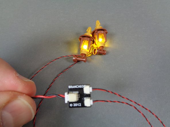 The BRANCH03/A3 adapter board is included in the same bag as the LED lights.