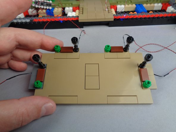 When you are finished, your setup should look like the first photo in this step.