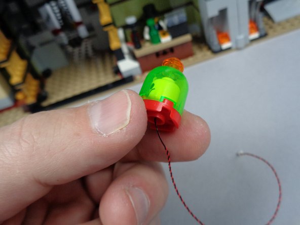 The third photo shows the large brown box removed from the attic, to make more room for running the LED Light wire in the next step.