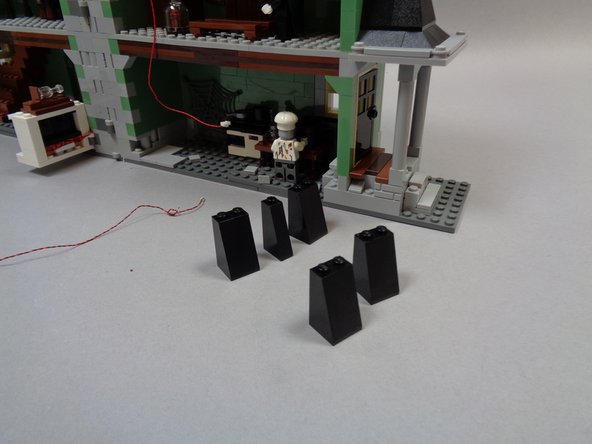 The first photo shows the roof pieces you should remove.