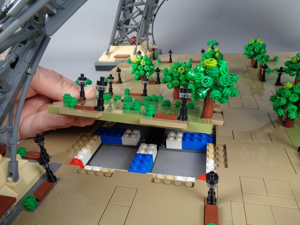 As shown in the third photo for this step, when you remove a panel, be careful to keep it facing the same direction as it was when you removed it.