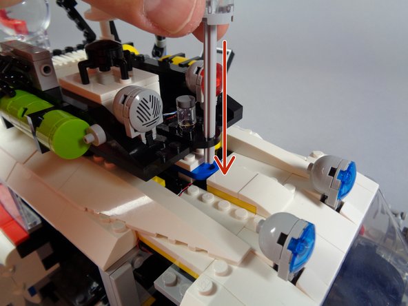 If you do not want to use the steering axle to control steering on your Ecto-1, you can skip this step.