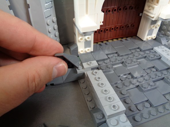 Remove the remaining surrounding parts as shown in the photos for this step.