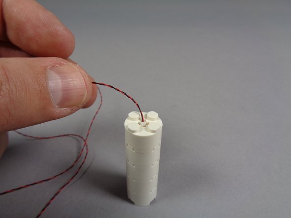 Two cones will have short wires and two will have long wires.