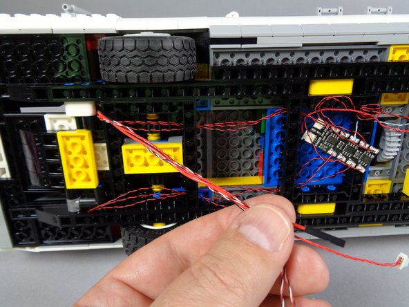 Carefully lay your Ecto-1 on its side.