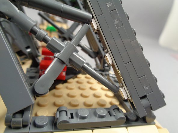 The blue line shows the strip connected to plug #1 on the adapter board mounted on the inside facing outward.