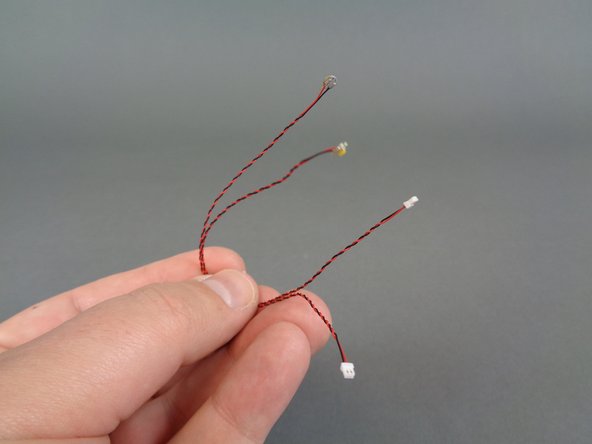 You should have two warm white Pico LED lights with 6&quot;/15.2cm wires inside the &quot;Upper Level Lights and Parts&quot; bag as shown in the first photo.