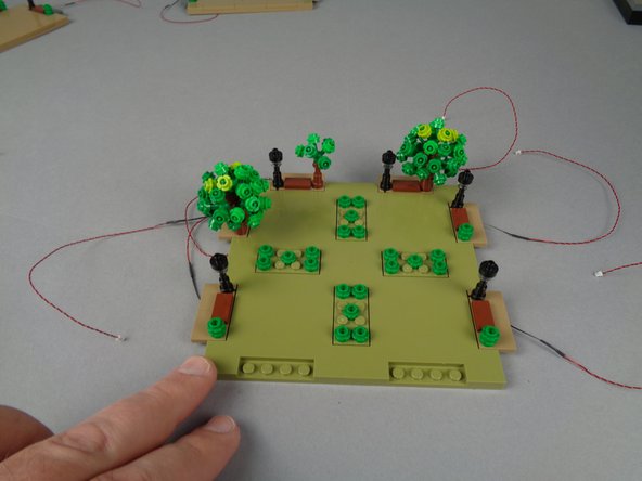 When you are finished, your setup should look like the photo for this step.