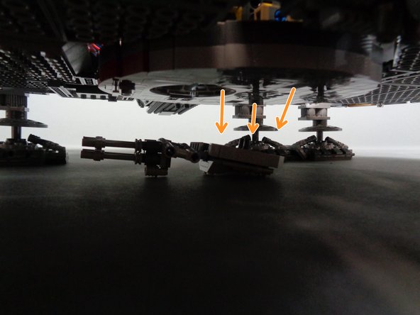 Note that your Falcon kit includes only one laser cannon.  You have the option to purchase a second cannon if desired.  Please contact us through the contact form on our website if you would like a second cannon.