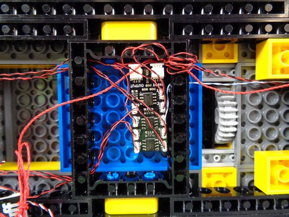 All of the lights in your Ecto-1 have now been connected, along with the motor.  Next you will connect the four door switches and the two sound modules.