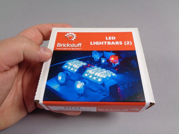 Now you will begin work on the two roof lightbars.