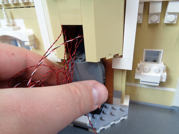 If you chose not to complete the disassembly of the front of the castle, you can skip ahead to STEP 135.