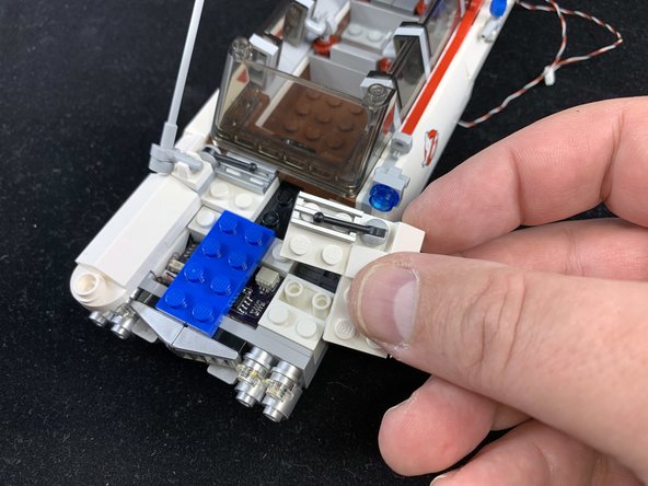 Your Ecto-1 should now look as it did before you started installing the lighting kit-- except for the wire on the underside.