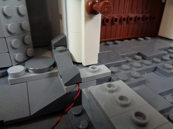 Always make sure the wires underneath the pieces you re-attach are running between, not on top of, any studs.