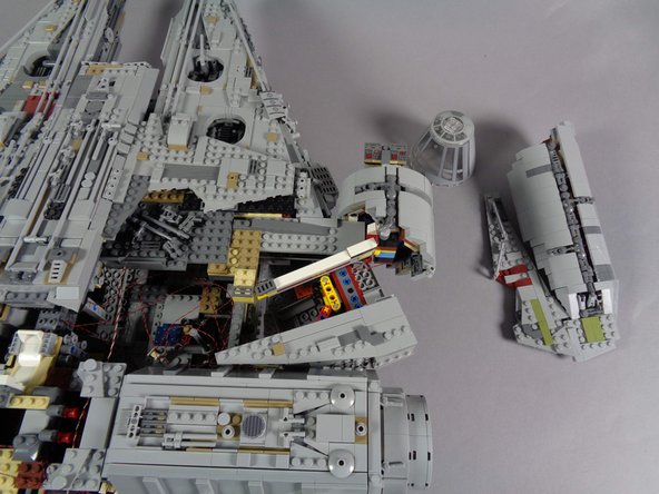 Next, you will disconnect and remove the old cockpit control panel.