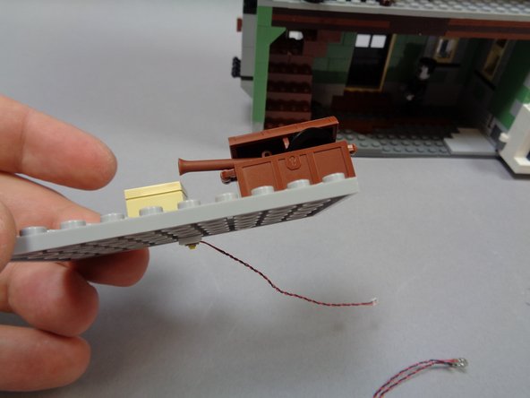 The second photo shows how the light should look from the side.