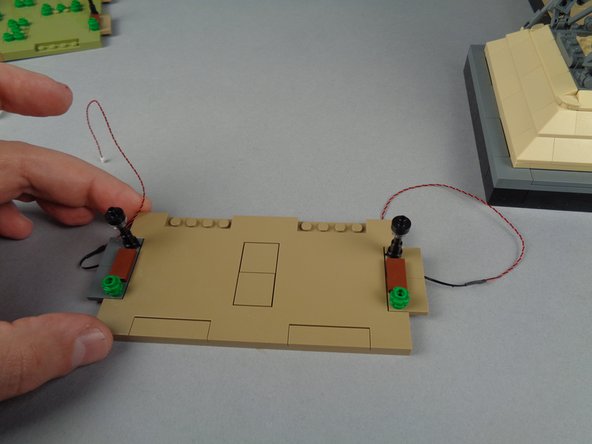 When you are finished, your setup should look like the second photo.