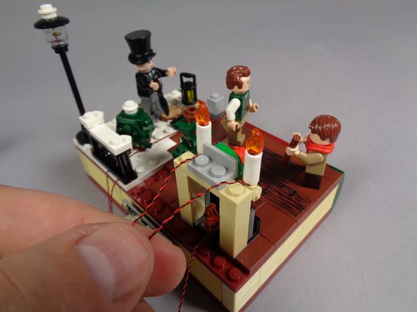 Do not try to remove the candle flames from the flickering candles.  Doing so will damage the candle, and a damaged candle cannot be repaired.