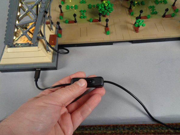 Connect your USB-C power cable, and make sure the power switch is on and the USB power supply is connected to mains power.