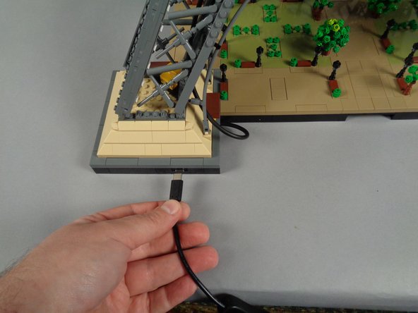 Connect your USB-C power cable, and make sure the power switch is on and the USB power supply is connected to mains power.