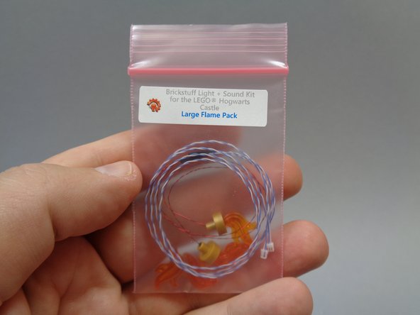 Remove the &quot;Large Flame Pack&quot; bag from Bag 9 (second photo).