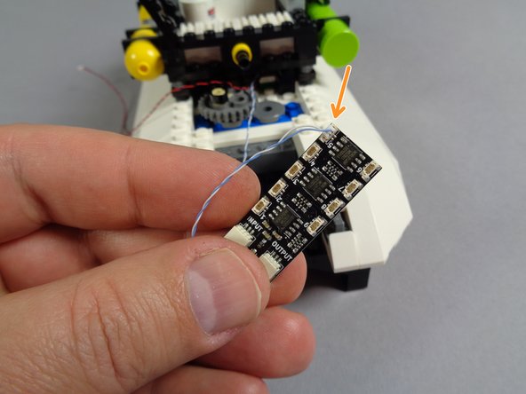 Inside the &quot;Roof Parts&quot; bag, there is an adapter board labeled &quot;BRANCH09X&quot; on the back.  This board has nine small top-facing plugs and two larger side-facing plugs.
