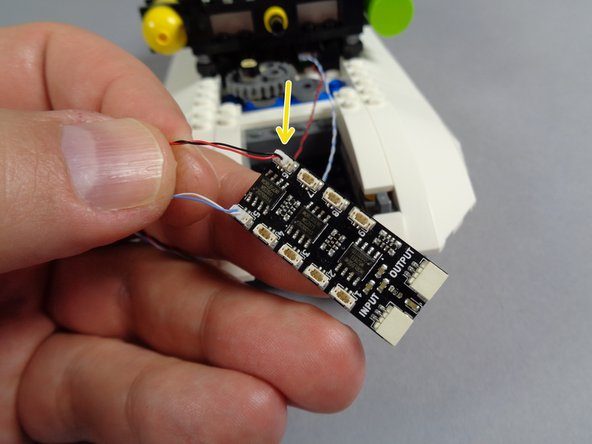 There are small numbers printed next to each of the nine top-facing plugs on the BRANCH09X adapter board.  In order for your Ecto-1 to function properly, it is critical that you connect each light to the exact numbered plug as described in these instructions.
