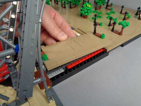 As shown in the photos for this step, next you will remove Panel 2R.