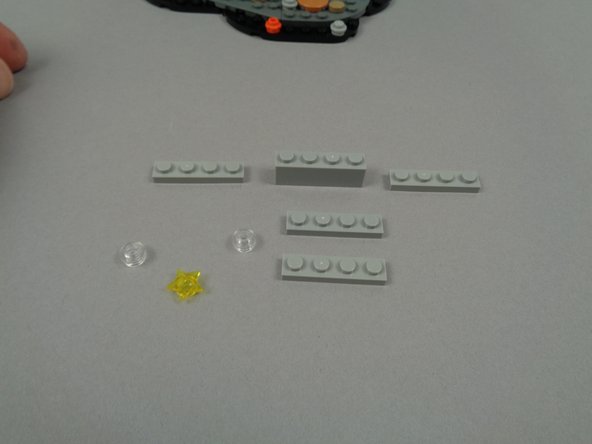 The photo for this step shows the brick parts you will need for Jack's House.