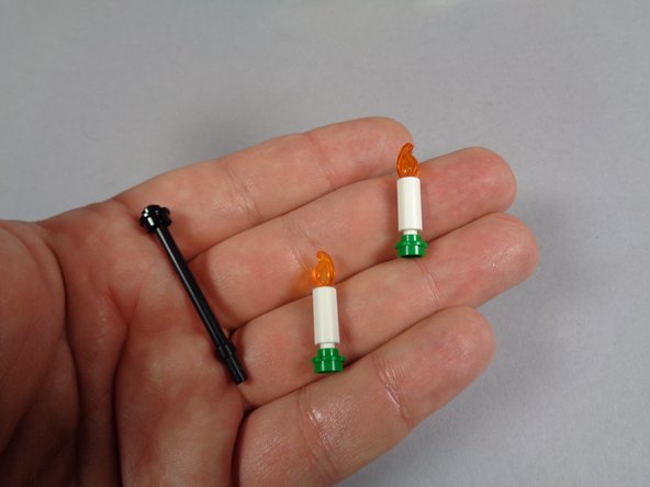 As shown in the second photo, you will have these extra parts from your original set.  You can keep these in case you ever decide to remove the lights.