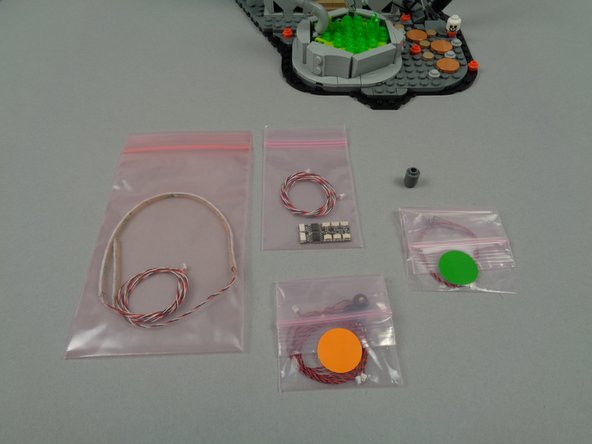 Unpack the contents of Bag 3.  The second photo for this step shows the smaller bags that are inside Bag 3.