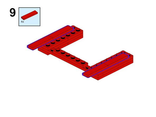 Continue assembling your cinema frame as shown.