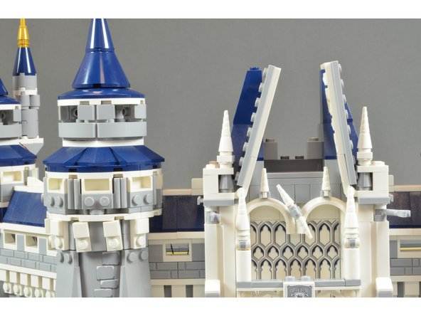 Mount the warm white Pico LED light in the center of the 2x2 yellow LEGO brick, and carefully place the 1x1 transparent round LEGO plate on top of the LED light.