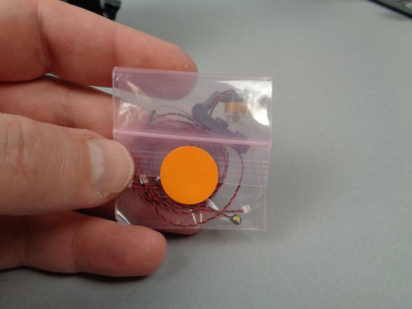 Next, you will prepare the warm white attic light, which is the same flexible LED material as the light you used earlier for Zero's grave.