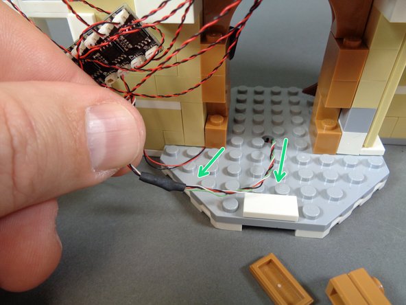 If you chose not to complete the disassembly of the front of the castle, you can skip ahead to STEP 128.