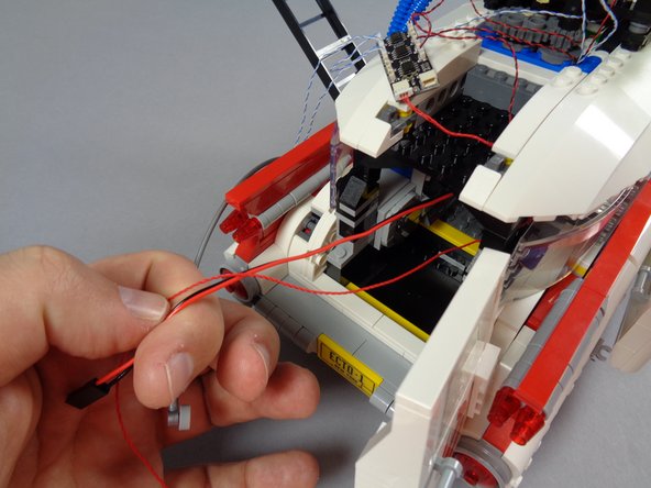 Make sure no wires are pinched between any of the supporting roof parts.